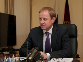 Встреча Виктор Томенко с Марией Шушкиной и Антоном Собяниным