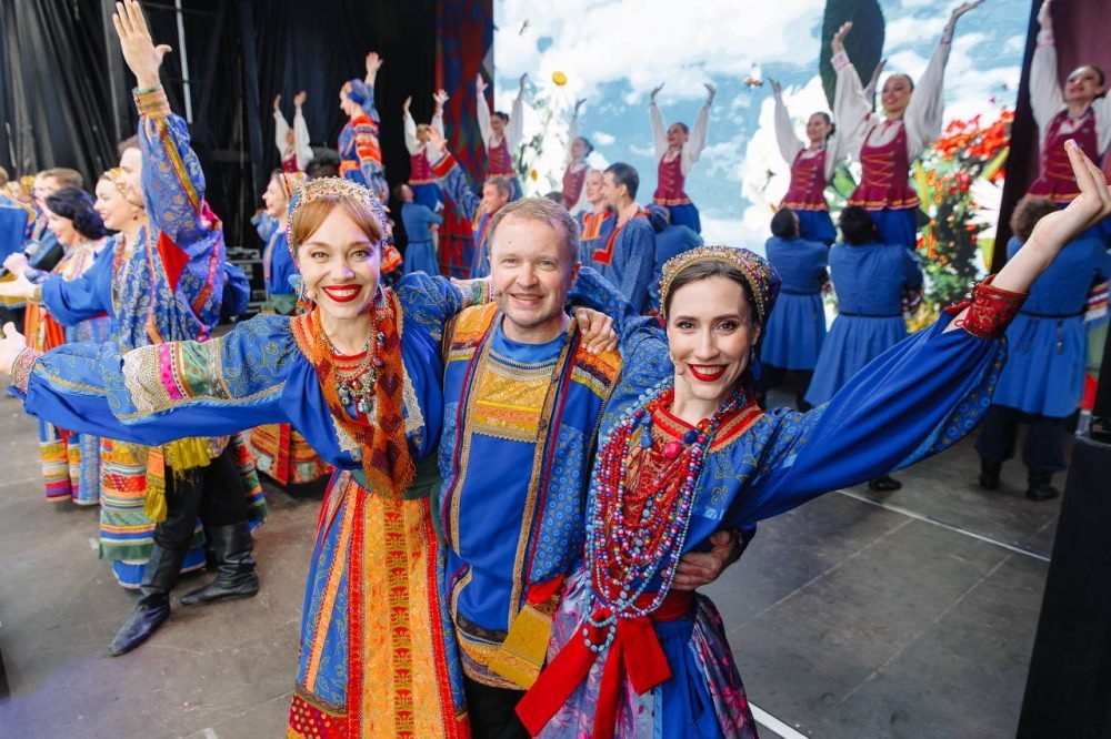 19-й Всероссийский фестиваль-марафон «Песни России» в Республике Марий Эл. Концерт в п. Новый Торъял